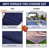 1200D Marine Grade Fade and Tear Resistant Trailerable Pontoon Boat Cover, Heavy-Duty Pontoon Covers